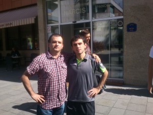 Me with good friend, Armenian superstar, GM Gabriel Sargissian