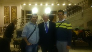 Me with GM Miljkovic and legendary Evgeny Sveshnikov