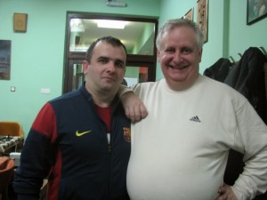 Me with friend, Nebojsa Radosavljevic, famous photographer